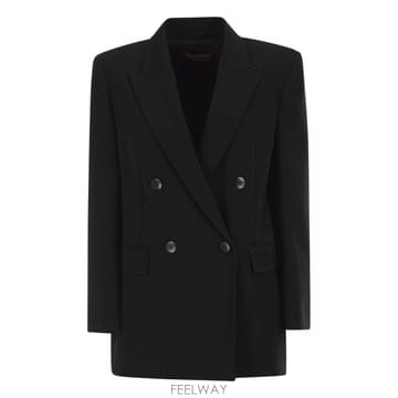 26FW 막스마라 STUDIO MSTBAOBAB   Double breasted triacetate 앤 po