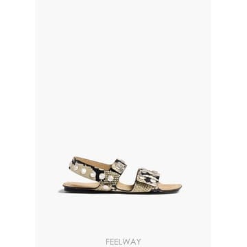 26SS Khaite BODEN FLAT 샌들 F3086803121 TP578407835