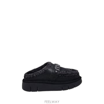 25FW Mou BOUNCE CLOG METAL 로고 MULE FW531001BCBKG TP577082616