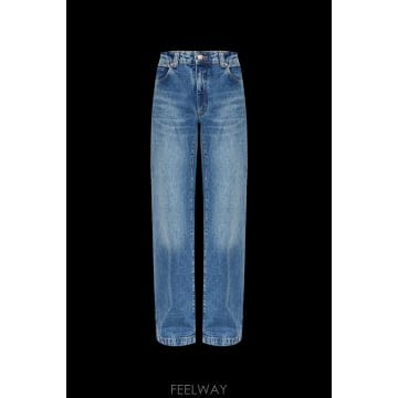 Armani 26SS �������� �Ƹ����� Jeans straight �������� �Ƹ����� in ���� di cotone EW0026SS �������� �Ƹ����� Jeans straight �������� �Ƹ���