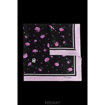 Dolce&Gabbana 26SS ��ü�ذ��ٳ� ��ũ ��ī�� with floral motif FN090RGDDLKHN5XX TP578826SS ��ü�ذ��ٳ� ��ũ ��ī�� with floral motif FN090R