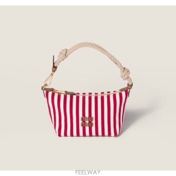 Miu Miu �̿�̿� CONTENITORI CANNETTE RIGHE 5NE8412I0GF0ZIZ TP575303563�̿�̿� CONTENITORI CANNETTE RIGHE 5NE8412I0GF0ZIZ TP