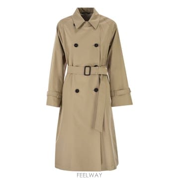 26SS 막스마라 WKSNINFA   Water repellent gabardine 트렌치 코트 with 프