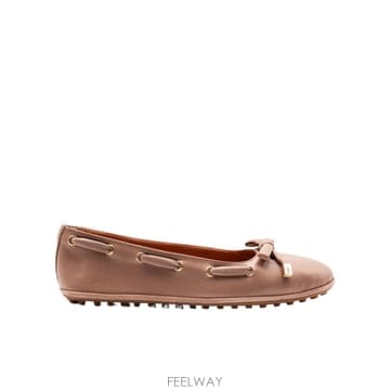 26SS TOD S Nappa 레더 Ballerina Flats XXW04M0KC40SWZM027 TP574