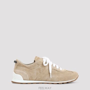 26FW 브루넬로 쿠치넬리 브루넬로 쿠치넬리 Suede 러너 스니커즈 MZSFG3337PC9783 TP576