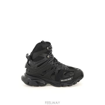 26SS Balenciaga 여성 654866W3CP31000 블랙 POLYESTER HI 탑 스니커즈 65