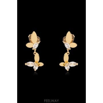 Kate Spade 26FW ����Ʈ�����̵� Earrings with shimmering ũ����Ż K76020CLEARGOLD T26FW ����Ʈ�����̵� Earrings with shimmering ũ����Ż 