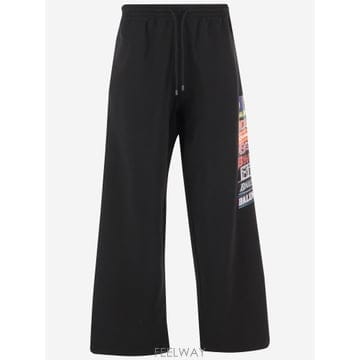 Balenciaga 26FW Balenciaga ���� ���� trousers with �ΰ� ����Ʈ 871496TUVS81000 T26FW Balenciaga ���� ���� trousers with �ΰ� ����Ʈ 87