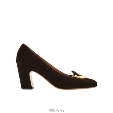 Ferragamo 26SS ����䷹ ��󰡸� Decollete Gancini in suede 01K953790460 TP57426SS ����䷹ ��󰡸� Decollete Gancini in suede 01K9