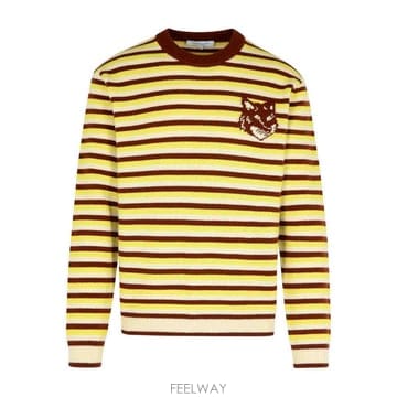 24FW Maison Kitsune 멀티 울 스웨터 NM00802KM03290020 TP577193154