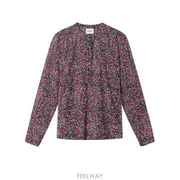 26SS 이자벨마랑 MARIA 코튼 VOILE FLORAL 프린트 블라우스 HT0029FAD1J14E86CY