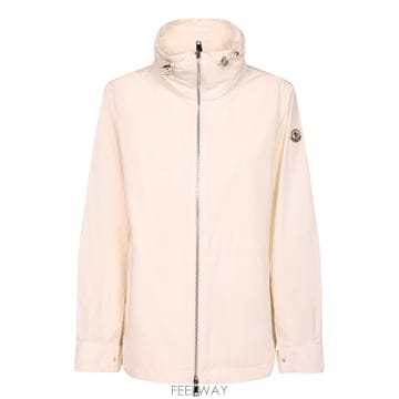 26SS Moncler Technical nylon  쇼트 컷  High collar with drawstr