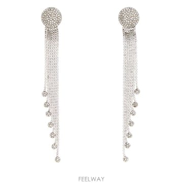 ALESSANDRA RICH 26SS �˷�����ġ Embellished metal earrings FABA3336J00040001 TP26SS �˷�����ġ Embellished metal earrings FABA333