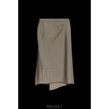 Victoria Beckham 26FW ���丮�ƺ��� Asymmetrical ��ĿƮ with slits 1326WSK007362C0ORE T26FW ���丮�ƺ��� Asymmetrical ��ĿƮ with slits 1326W