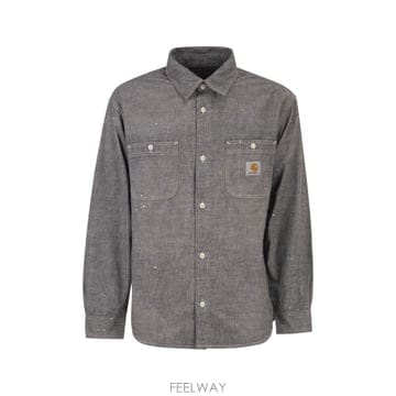 26FW CARHARTT 코튼 셔츠 with Paint Splatter Details I036919890L 