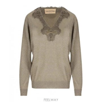 Valentino 26FW Valentino Viscose blend ���̽� V �� ������ 9B3KC75CADG3UM TP5726FW Valentino Viscose blend ���̽� V �� ������ 9B3KC7