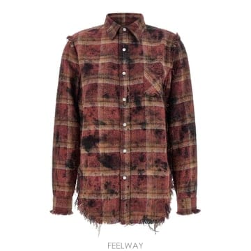 26SS R13 Fringed 셔츠 R13WR008R655B TP573212567