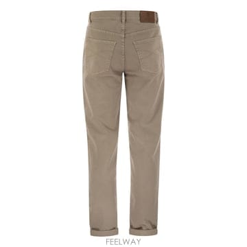 Brunello Cucinelli 25SS ���ڷ� ��ġ�ڸ� Five pocket traditional �� trousers in light ��25SS ���ڷ� ��ġ�ڸ� Five pocket traditional �� trou