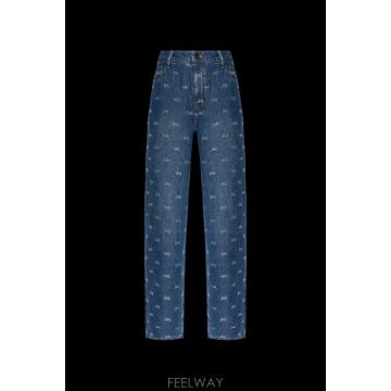 Self Portrait 26SS Self portrait Jeans with shiny sequins SS26825PBL0BLUE26SS Self portrait Jeans with shiny sequins SS26825PBL