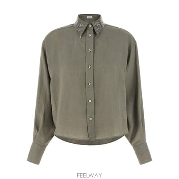 Brunello Cucinelli 26SS ���ڷ� ��ġ�ڸ� Sequin collar ���� MA698RH306C1063 TP57321249326SS ���ڷ� ��ġ�ڸ� Sequin collar ���� MA698RH306C1