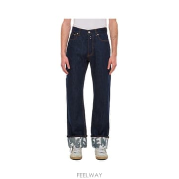 Alexander Mcqueen 24FW �˷���� ���� ���� jeans 794093QYAAB4244 TP57182725824FW �˷���� ���� ���� jeans 794093QYAAB4244 TP571827