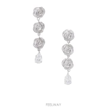 | Other Brand | 26SS ���״� ��Ʈ�� Silver metal earrings 706426RHODIUMSILVER TP57626SS ���״� ��Ʈ�� Silver metal earrings 706426RHODIUM