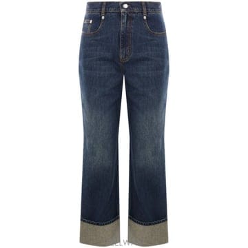 Alexander Mcqueen 24FW �˷���� ���� ���� jeans 797823QMACS4297 TP57182717124FW �˷���� ���� ���� jeans 797823QMACS4297 TP571827