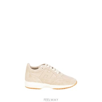 26SS HOGAN INTERACTIVE   Suede 앤 fabric trainers HXW7130GC60