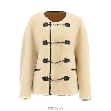 Toteme 26SS Toteme Teddy Shearling Clasp ���� 214120604110 TP5773054226SS Toteme Teddy Shearling Clasp ���� 214120604110 TP