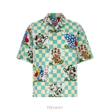 26SS KENZO 셔츠 with 프린트 FG55CH1359T260 TP573898335