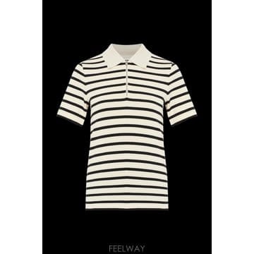 26SS 질샌더 폴로 셔츠 with striped pattern J40GL0102J46497080 TP573