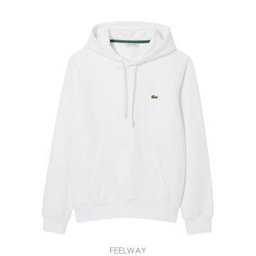 26SS LACOSTE FELPA 로고 CON CAPPUCCIO SH9839001 TP574480625