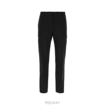 Alexander Mcqueen 24FW �˷���� ���� ���� gabardine pant 735205QNAAQ1000 TP57182703924FW �˷���� ���� ���� gabardine pant 735205QNAAQ1000