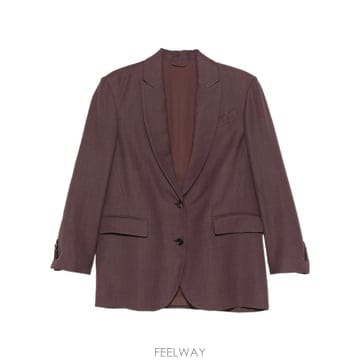 Brunello Cucinelli 26SS ���ڷ� ��ġ�ڸ� Aubergine viscose blend �������� MH1267291C9275 T26SS ���ڷ� ��ġ�ڸ� Aubergine viscose blend ������