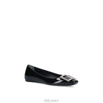 26FW 로저 비비에 블랙 patent 레더 ballet flats RVW40415280D1PB999 TP5