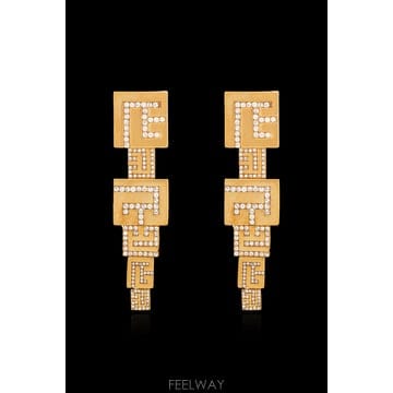Balmain 26SS Balmain Earrings with ����ũ�� ũ����Ż GN1XI588MBASXC9 TP5744826SS Balmain Earrings with ����ũ�� ũ����Ż GN1XI588M