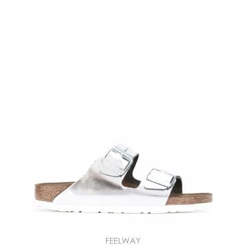 26SS BIRKENSTOCK Arizona 레더 샌들 1005961SILVER TP572322287
