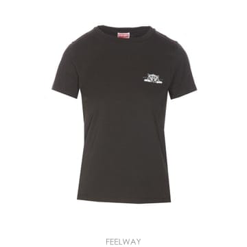 25SS KENZO Gots 해피 Tiger T 셔츠 FF52TS1694SO99J TP572121207