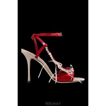 Jimmy Choo 26SS ������ Heeled ���� Lula LULA100BPZMACARONRUBYRED TP57518132226SS ������ Heeled ���� Lula LULA100BPZMACARONRUBYRED 