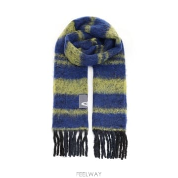 26SS 비비안 웨스트우드 Striped 스카프 with fringes 8103014FW01BNE401 TP