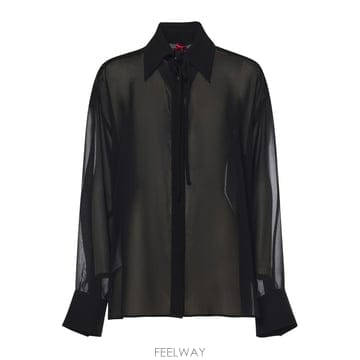 26SS 핀코 시폰 셔츠 106393A35SZ99 TP576922113