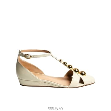 26SS chloe Cream 레더 Cleia ballerinas CH26S16OWQ122 TP5770706