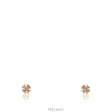 Tory Burch 26FW �丮��ġ Moondance �ΰ� �� Pearl Stud Earrings 184422782 TP57726FW �丮��ġ Moondance �ΰ� �� Pearl Stud Earrings 18