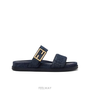 FENDI 26SS Fendi Sandalo Feel Fendi in ���� con monogram FF jacquard26SS Fendi Sandalo Feel Fendi in ���� con monogram FF 