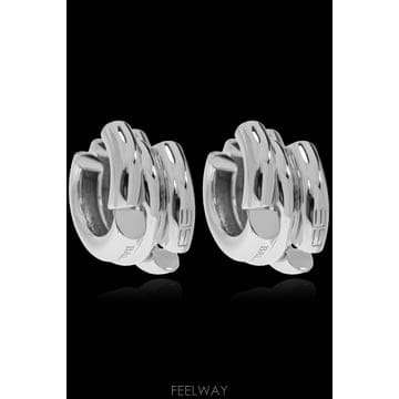Balenciaga 26SS Balenciaga Earrings with engraved �ΰ� 856281TZ77S0926 TP26SS Balenciaga Earrings with engraved �ΰ� 856281TZ77