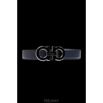 Ferragamo 26FW ����䷹ ��󰡸� ��  �� straps �� a buckle 670671BELTBOX796372NER26FW ����䷹ ��󰡸� ��  �� straps �� a buckle 67067