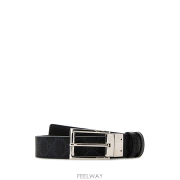 GUCCI 26SS ���� Cintura ���� reversibile in pelle e tessuto GG Supreme26SS ���� Cintura ���� reversibile in pelle e tessuto 