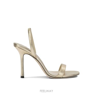 26FW 지미추 Jenn 레더 샌들 JENN100MNAGOLD TP575281335