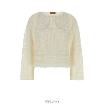 ALANUi 24FW ALANUI ȭ��Ʈ crochet Kiss By The �� ������ LWHV005E24KNI0010324FW ALANUI ȭ��Ʈ crochet Kiss By The �� ������ LWHV0