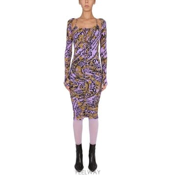 Versace 22FW ������ü �巹�� WITH ����Ʈ 73HAO922JS138G31 TP57182403222FW ������ü �巹�� WITH ����Ʈ 73HAO922JS138G31 TP57